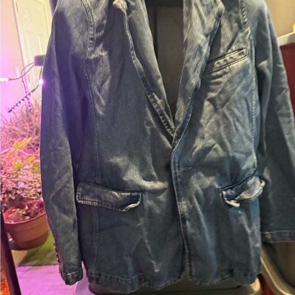 Stylish Denim Blazer94 - Picture 3 of 4